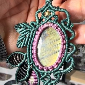 Labradorite Macrame